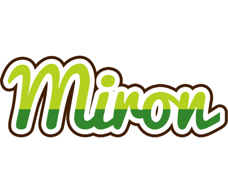 Miron golfing logo