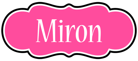 Miron invitation logo