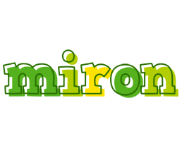 Miron juice logo