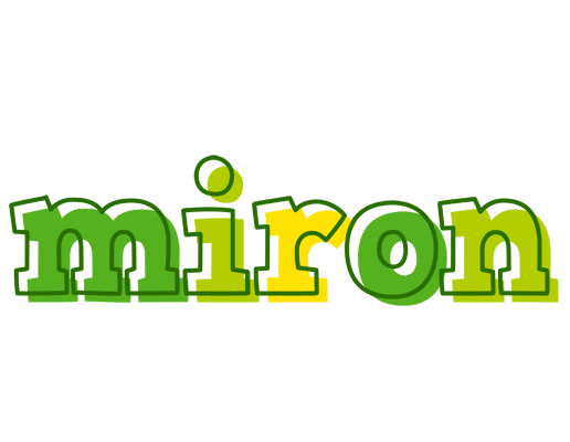 Miron juice logo