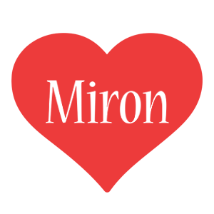 Miron love logo