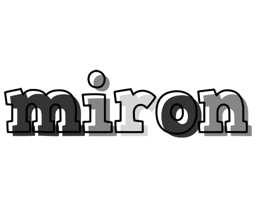 Miron night logo