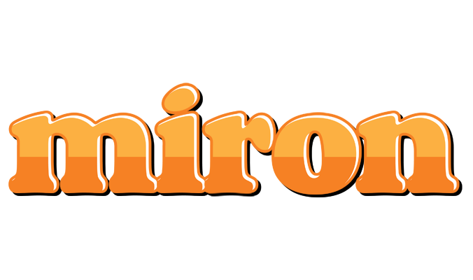 Miron orange logo