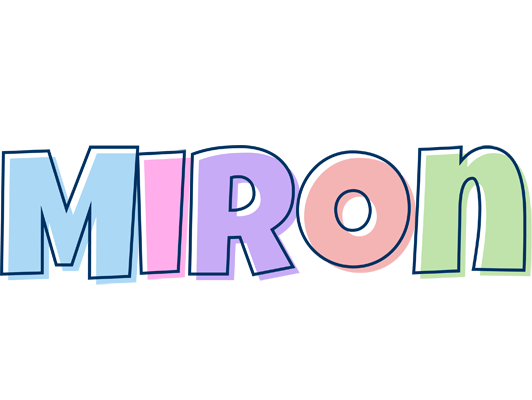 Miron pastel logo