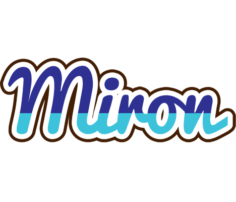 Miron raining logo
