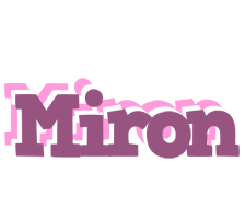 Miron relaxing logo