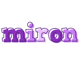 Miron sensual logo