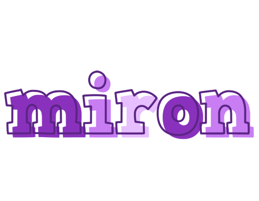 Miron sensual logo