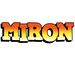 Miron sunset logo