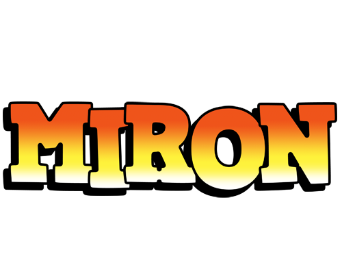 Miron sunset logo