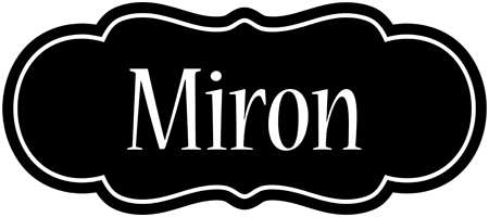 Miron welcome logo