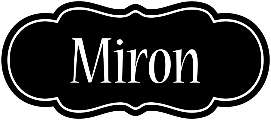 Miron welcome logo