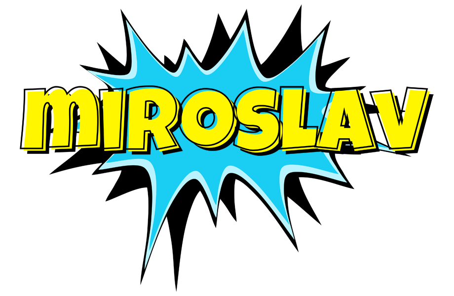 Miroslav amazing logo