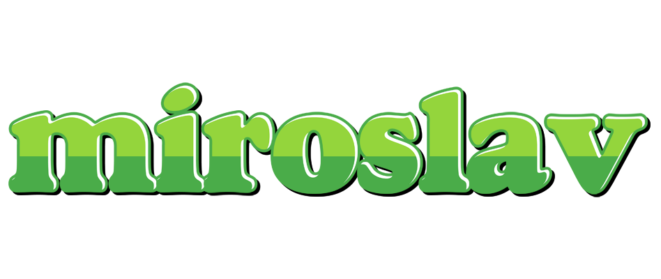 Miroslav apple logo