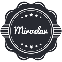 Miroslav badge logo