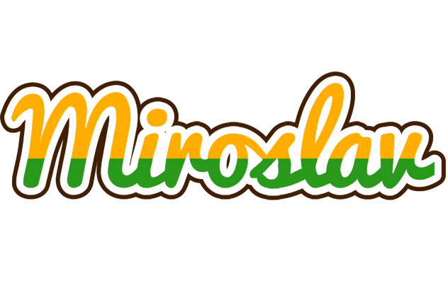 Miroslav banana logo