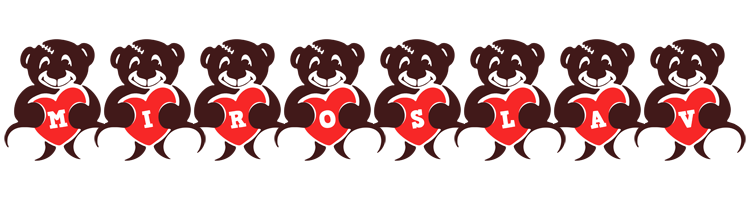 Miroslav bear logo