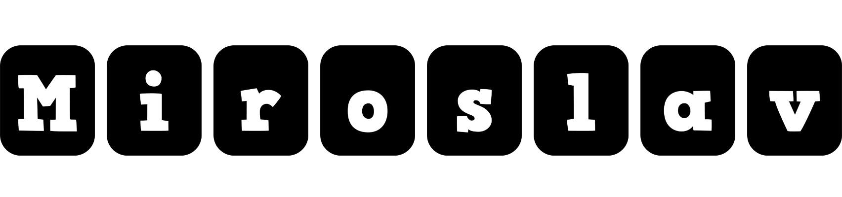 Miroslav box logo