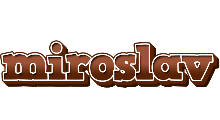 Miroslav brownie logo