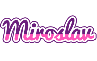 Miroslav cheerful logo