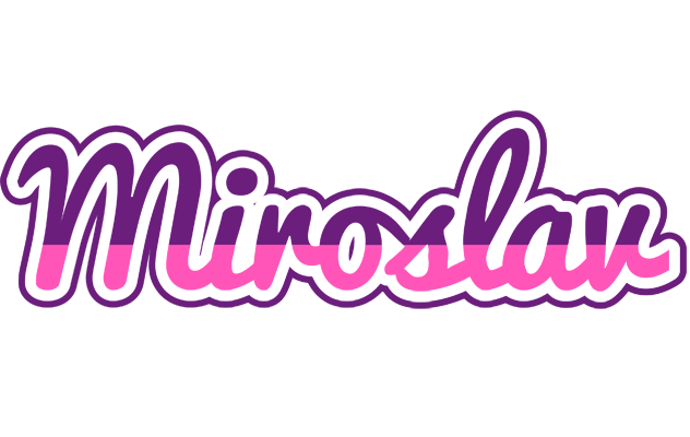 Miroslav cheerful logo