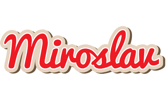 Miroslav chocolate logo