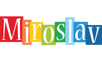 Miroslav colors logo