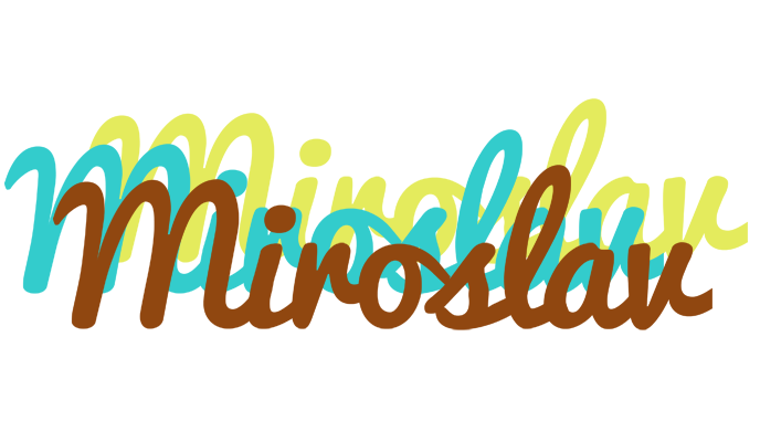 Miroslav cupcake logo