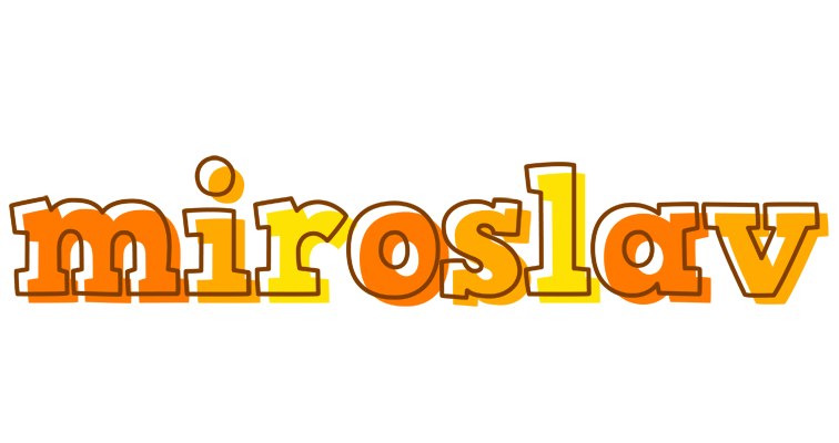 Miroslav desert logo