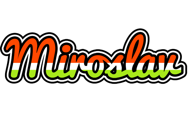 Miroslav exotic logo