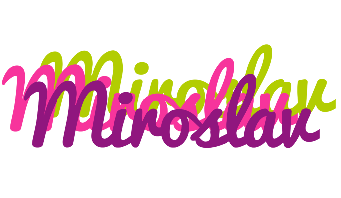 Miroslav flowers logo