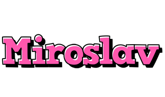 Miroslav girlish logo