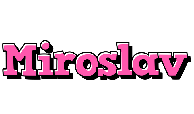 Miroslav girlish logo