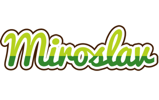 Miroslav golfing logo