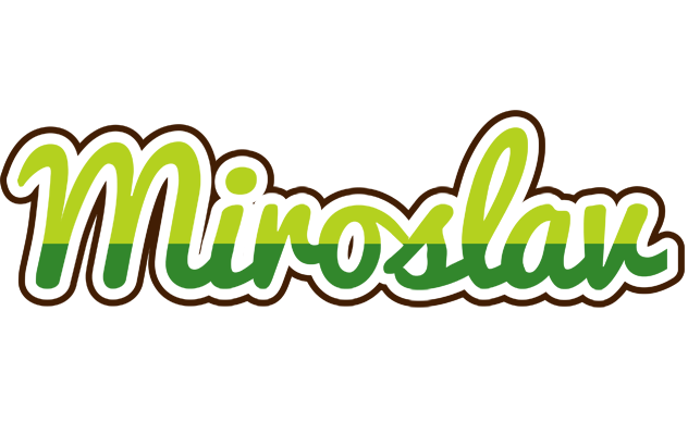 Miroslav golfing logo