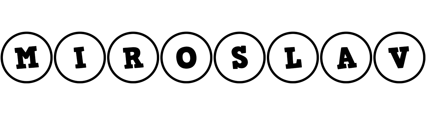 Miroslav handy logo