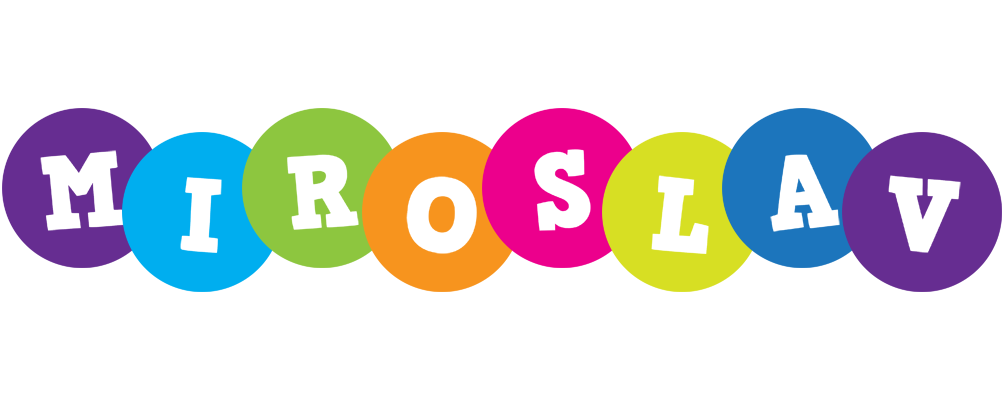Miroslav happy logo