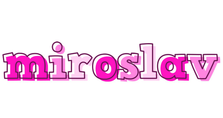 Miroslav hello logo
