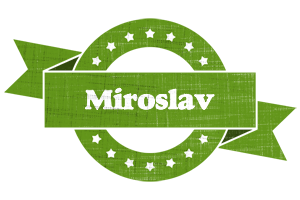 Miroslav natural logo