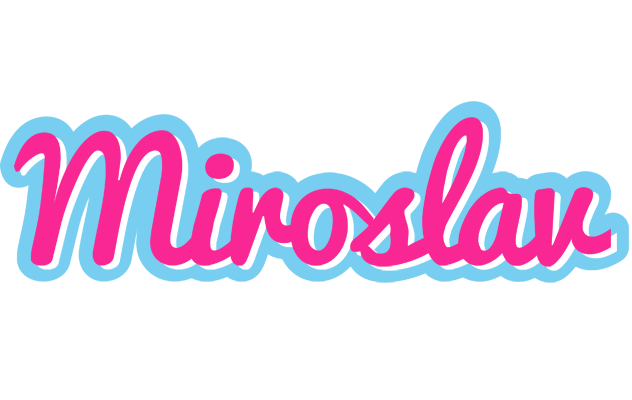 Miroslav popstar logo