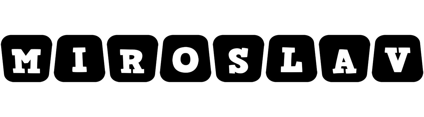 Miroslav racing logo