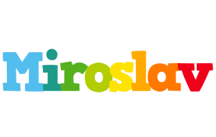 Miroslav rainbows logo