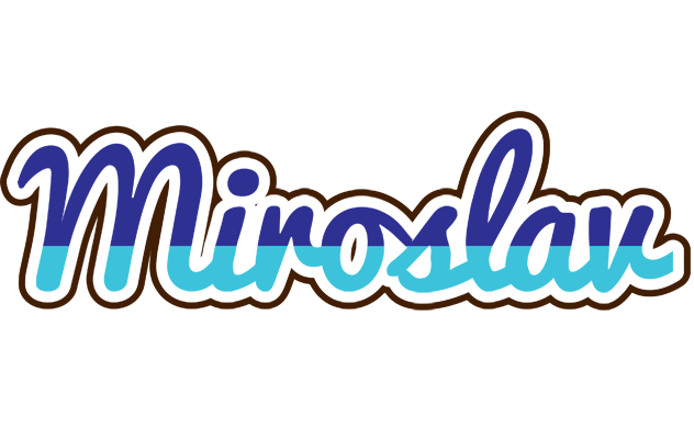 Miroslav raining logo