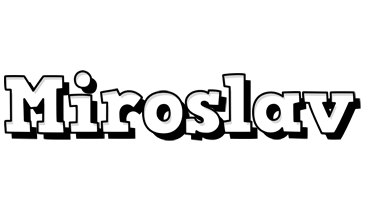 Miroslav snowing logo