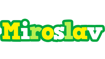 Miroslav soccer logo