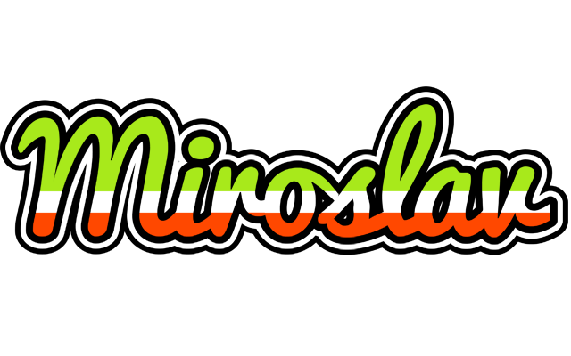 Miroslav superfun logo