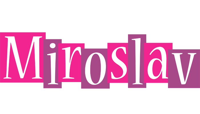 Miroslav whine logo