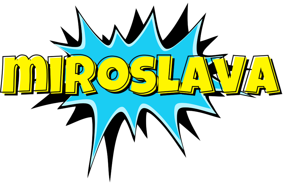 Miroslava amazing logo