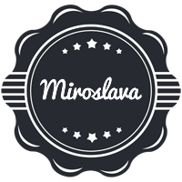 Miroslava badge logo