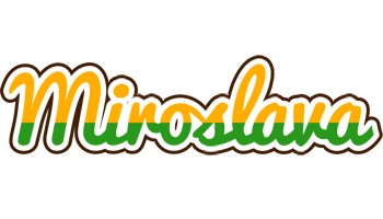 Miroslava banana logo